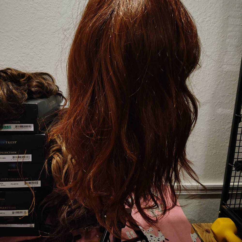 Soma Women's Wig in Rich Chestnut - Picture 5 of 8